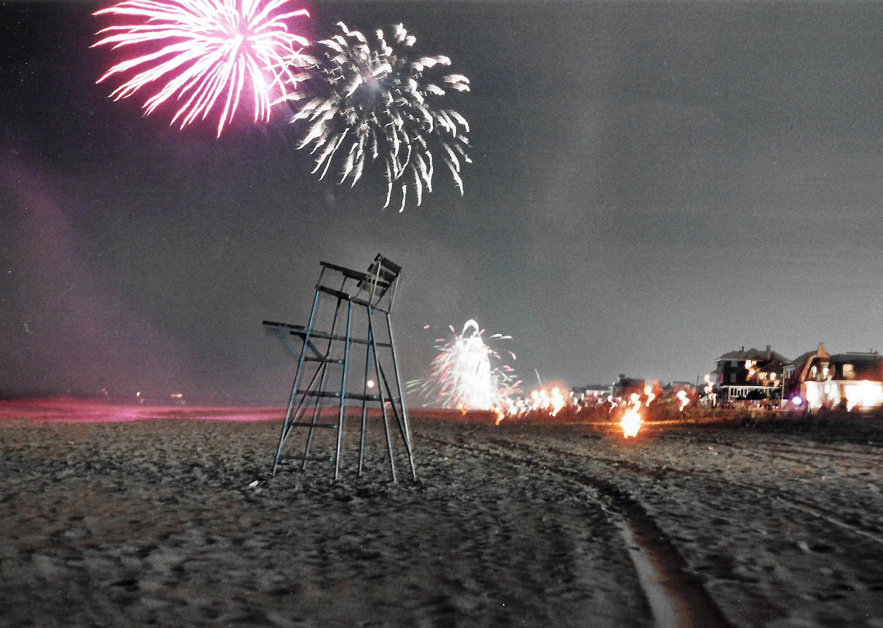 July 4 Fireworks Beach