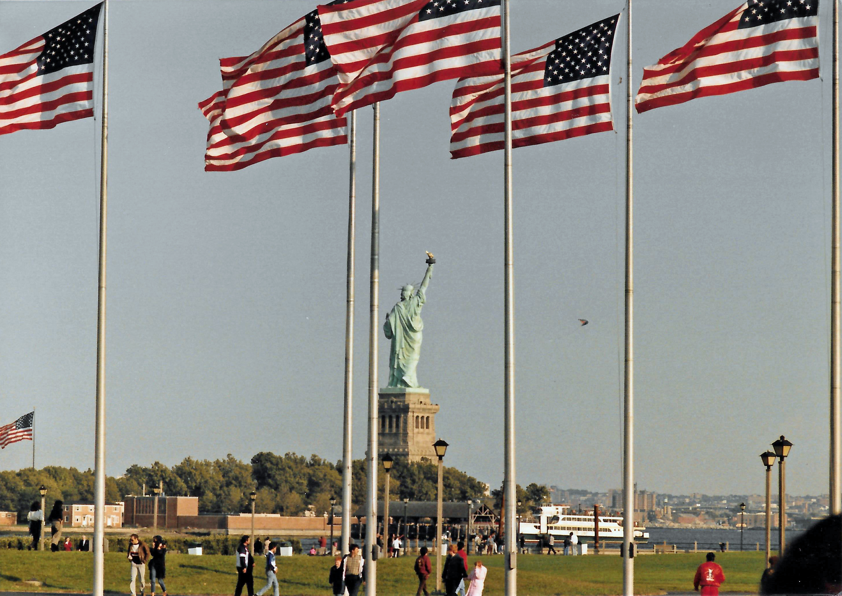 Liberty State Park Flags