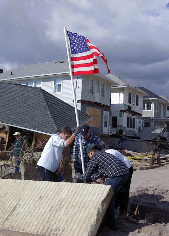 Rockaway Iwo Jima - After Sandy